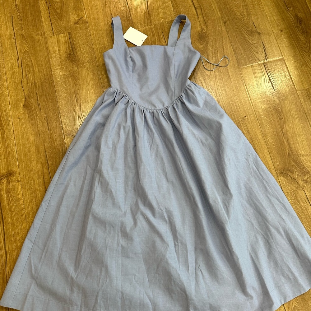 Endless Rose linen Soft Blue dress